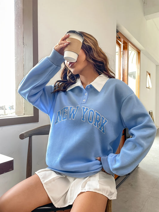 Women's Monogram Pattern Pullover Sweater