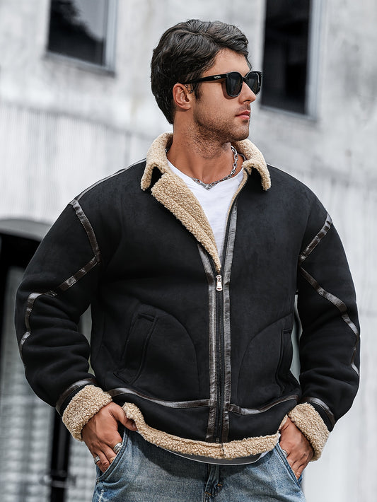 Men's Winter Lapel Windproof Jacket